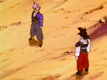Trunks meets Goku